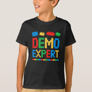 Demo Expert Master Builder Blokgebouw Brick Bu T-shirt