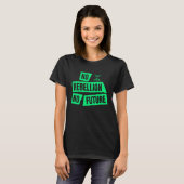Demo No Rebellion No F T-shirt (Voorkant volledig)