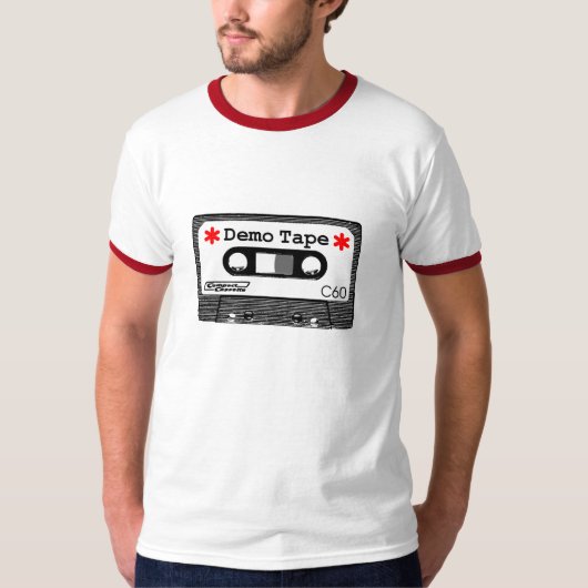 Demo-tape - Grote motif T-shirt (Voorkant)