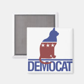 Democat grappat magneet (Voorkant / Achterkant)