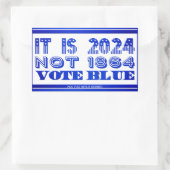 Democraat 2024 rechthoekige sticker (Tas)