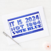 Democraat 2024 rechthoekige sticker (Envelop)