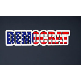 "Democraat" Bumpersticker