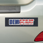 "Democraat" Bumpersticker