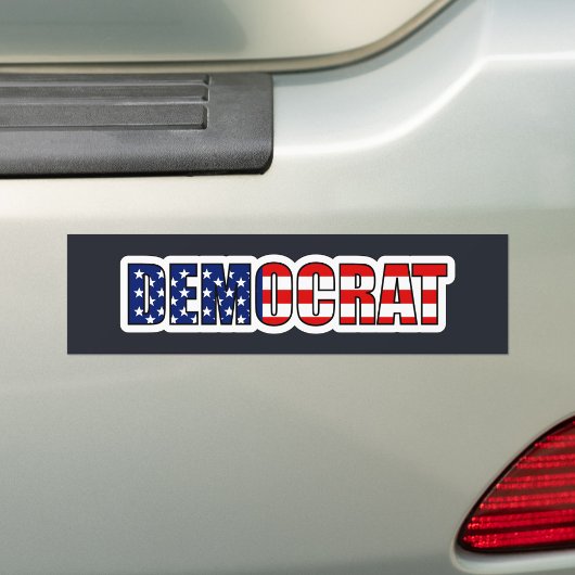"Democraat" Bumpersticker