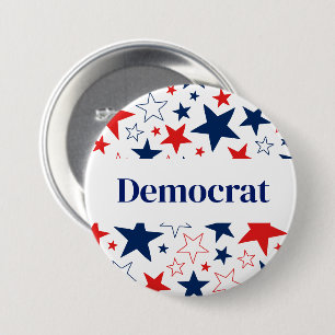 Democraat Button Pin