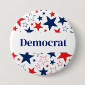 Democraat Button Pin (Voorkant)