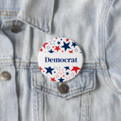 Democraat Button Pin (In situ)