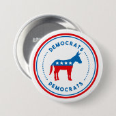 Democraat Button Pin (Voorkant /achterkant)