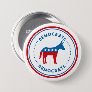 Democraat Button Pin