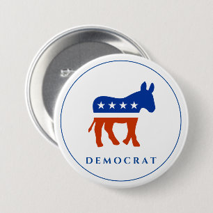 Democraat Button Pin
