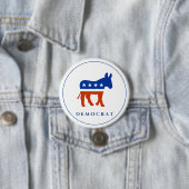 Democraat Button Pin (In situ)