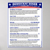 Democraat Diner Poster (Voorkant)