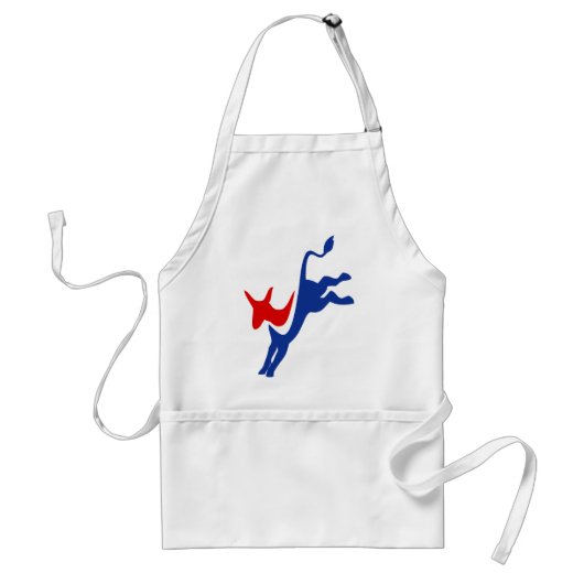 Democraat Donkey Apron Standaard Schort (Voorkant)