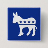 Democraat Donkey Button (Voorkant)