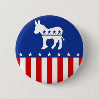 Democraat Donkey Button