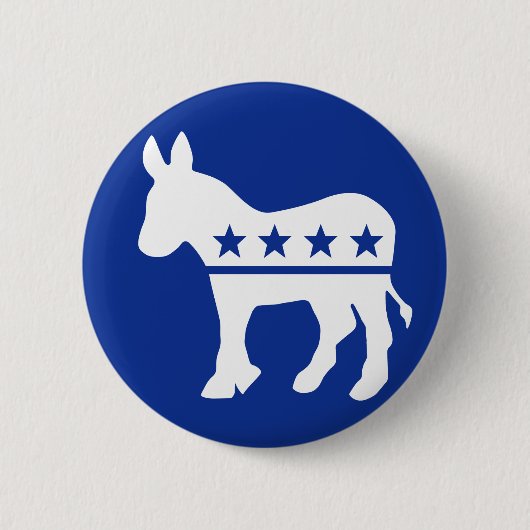 Democraat Donkey Button (Voorkant)