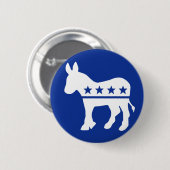 Democraat Donkey Button (Voorkant /achterkant)