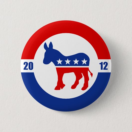 Democraat Donkey Button (Voorkant)