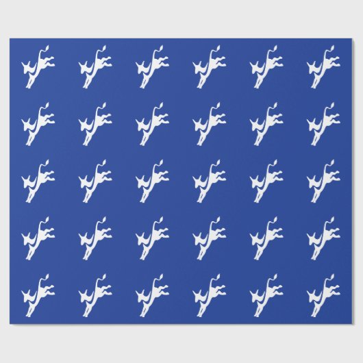 Democraat Donkey Cadeaupapier (Vlak)