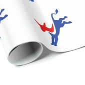 Democraat Donkey Cadeaupapier (Rol Hoek)