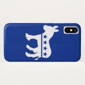 Democraat Donkey Case-Mate iPhone Case (Achterkant (horizontaal))