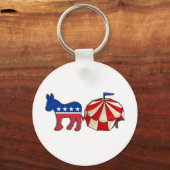 Democraat Donkey Circus Sleutelhanger (Voorkant)