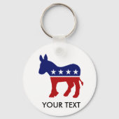 Democraat Donkey / DNC Donkey Sleutelhanger (Voorkant)