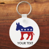 Democraat Donkey / DNC Donkey Sleutelhanger (Voorkant)