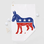 Democraat Donkey Golfhanddoek (Insitu)