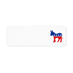 Democraat Donkey Label