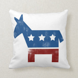 Democraat Donkey logo Kussen