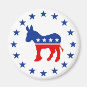 Democraat Donkey Magnet (Voorkant)