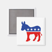 Democraat Donkey Magnet (Voorkant / Achterkant)