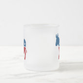 Democraat Donkey Matglas Koffiemok (Center)