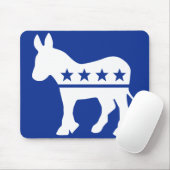 Democraat Donkey Mousepad Muismat (Met muis)