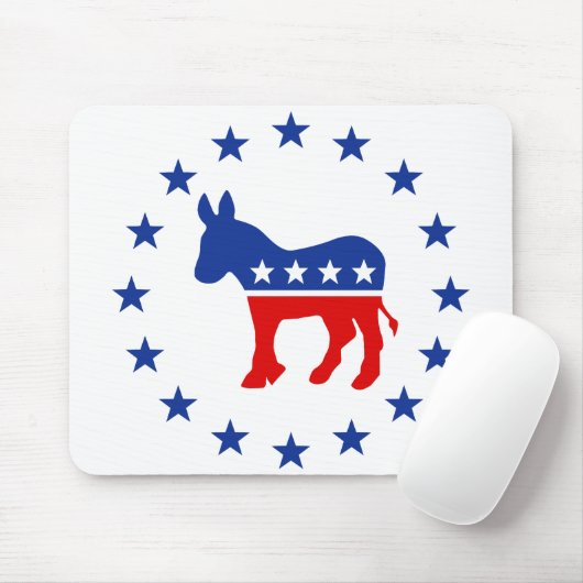Democraat Donkey Mousepad Muismat (Met muis)