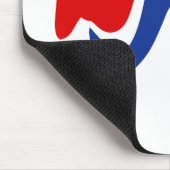 Democraat Donkey Mousepad Muismat (Hoek)