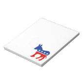 Democraat Donkey Notitieblok (Linkerzijde)
