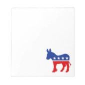 Democraat Donkey Notitieblok (Voorkant)