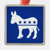 Democraat Donkey Ornament (Voorkant)