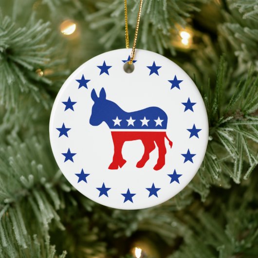 Democraat Donkey Ornament (Boom)