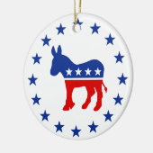 Democraat Donkey Ornament (Links)
