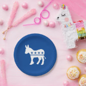 Democraat Donkey personaliseren Papieren Bordje (Feest)