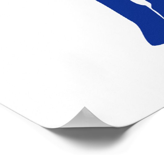 Democraat Donkey Poster (Hoek)