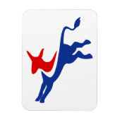 Democraat Donkey Premium Magnet Magneet (Verticaal)