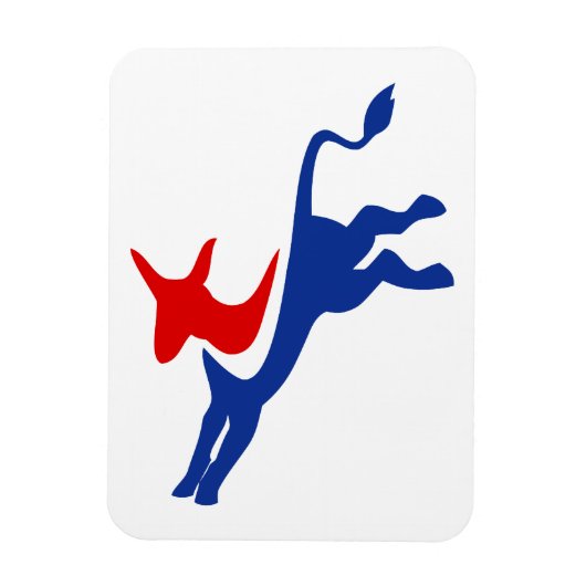 Democraat Donkey Premium Magnet Magneet (Verticaal)