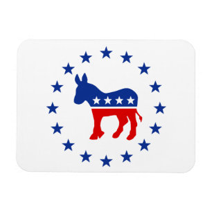 Democraat Donkey Premium Magnet Magneet