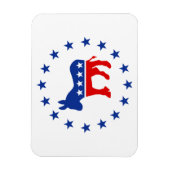 Democraat Donkey Premium Magnet Magneet (Verticaal)