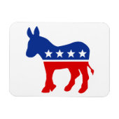 Democraat Donkey Premium Magnet Magneet (Horizontaal)